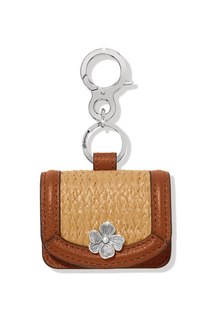 Everbloom Straw Handbag Fob BEVERYTHING Brighton Collectables 