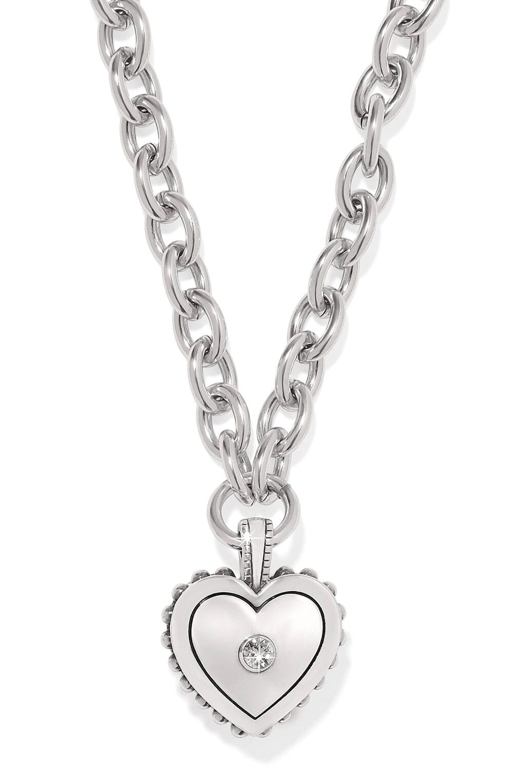 Pretty Tough Bold Heart Necklace BJEWELRY Brighton Collectables 