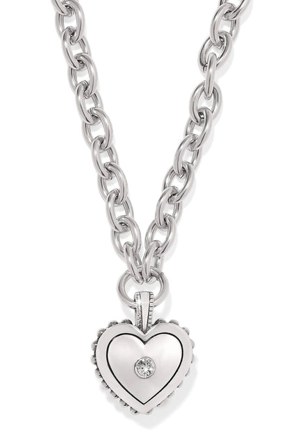 Pretty Tough Bold Heart Necklace BJEWELRY Brighton Collectables 