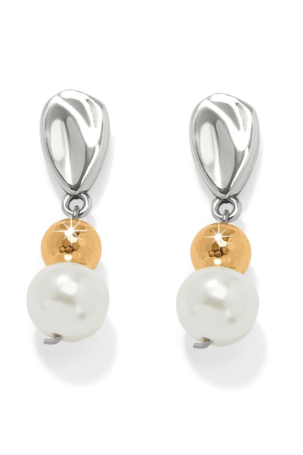 Cascade Unity Pearl Post Drop Earrings BJEWELRY Brighton Collectables
