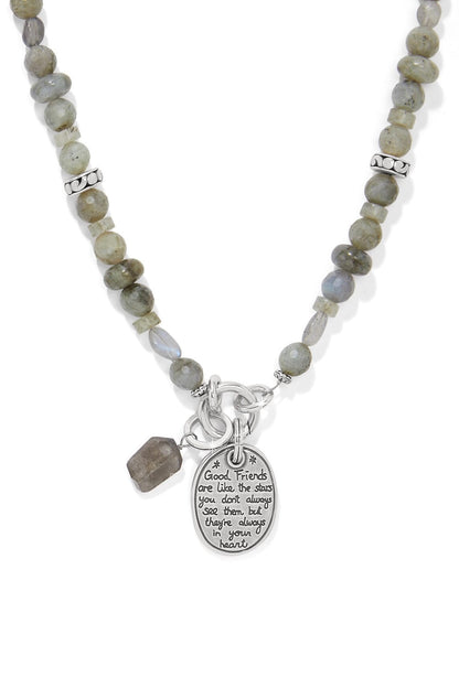 Token Charm Labradorite Necklace BJEWELRY Brighton Collectables 