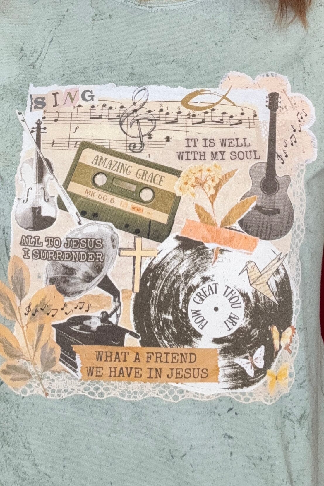 Amazing Grace T-Shirt MISSY BASIC KNIT REBELROSE/ATTITUDETEES 