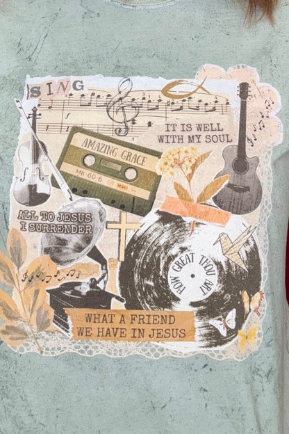 Amazing Grace T-Shirt MISSY BASIC KNIT REBELROSE/ATTITUDETEES 