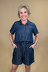 Short Sleeve Romper w/Self Tie DRESS LIVERPOOL 