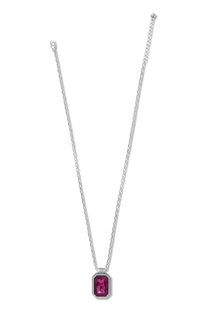Meridian Aurora 67 Necklace - Silver-Amethyst BJEWELRY Brighton Collectables 