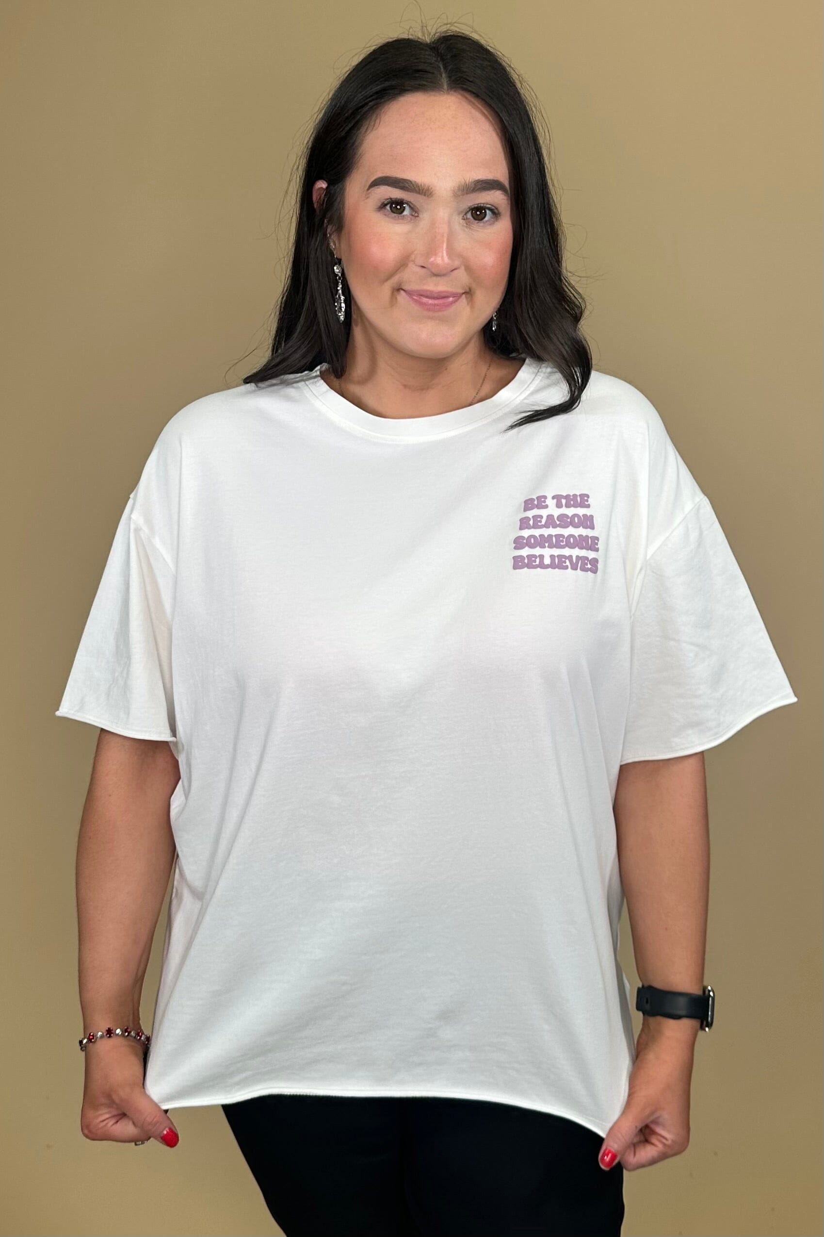 Goodness Of GOD Boxy T-Shirt MISSY BASIC KNIT SOUTHERN GRACE 
