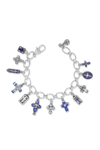 Unity Cross Charm Bracelet BJEWELRY Brighton Collectables 