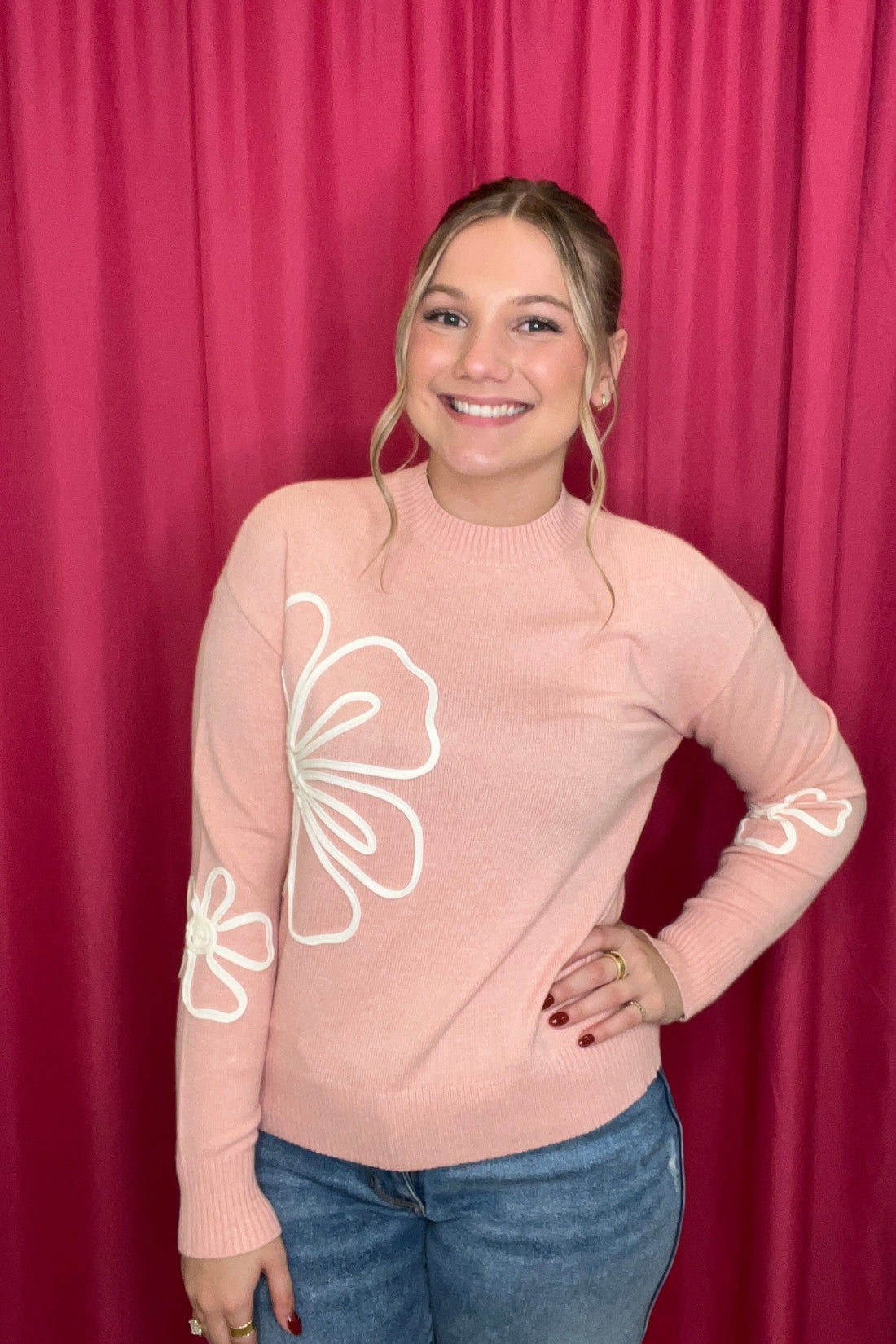 Crew Neck Sweater w/Soutache Detail SWEATER CHARLIEB