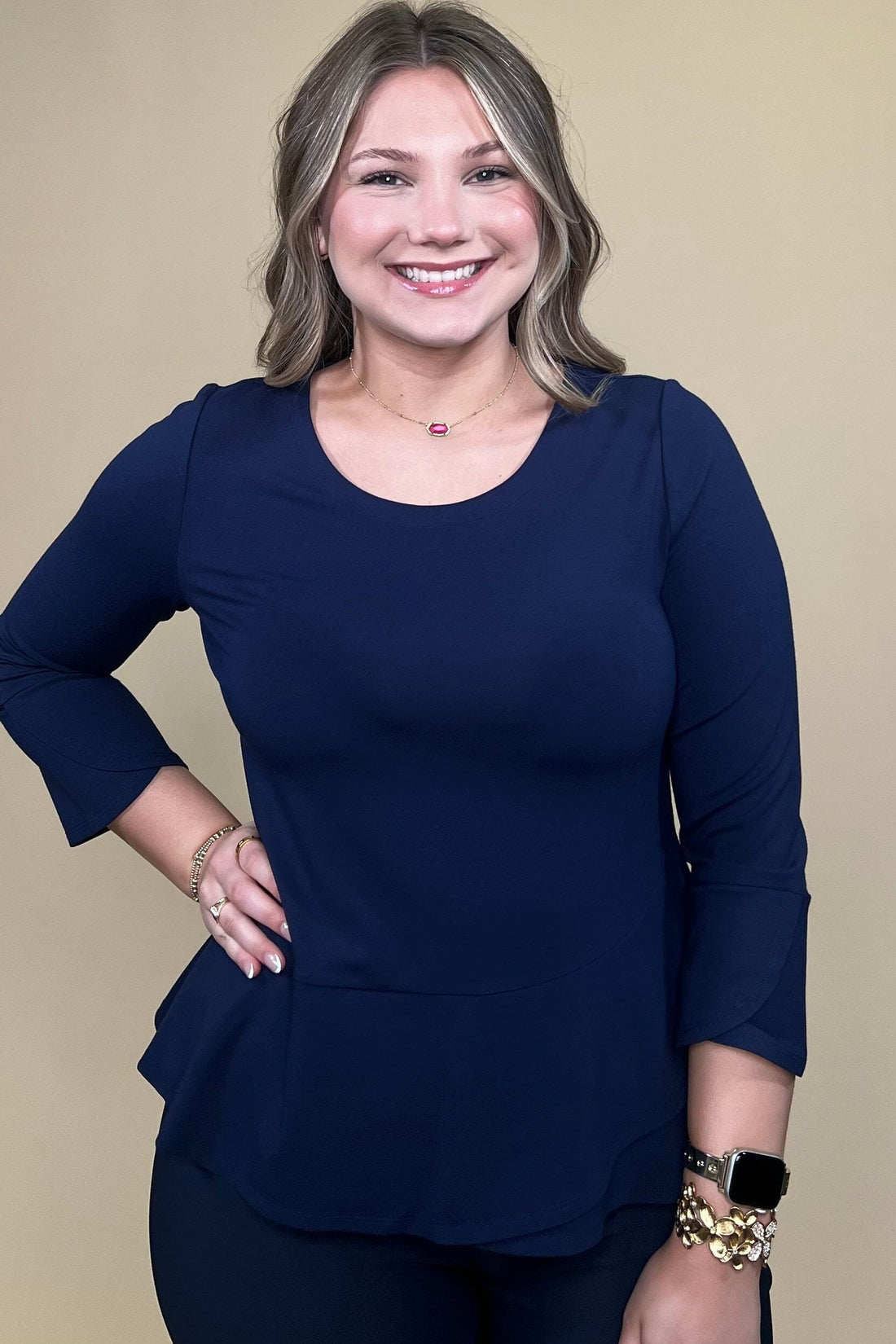 Core Travel Solid Layered Top MISSY TOP SPECIAL HABITAT 