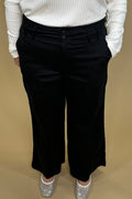 High Rise Cinch Waist Wide Leg 28" Inseam BOTTOMS LIVERPOOL 