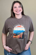 His Mercies Are New Graphic Tee MISSY BASIC KNIT:~~Unassigned~~ CHAUDOIN 