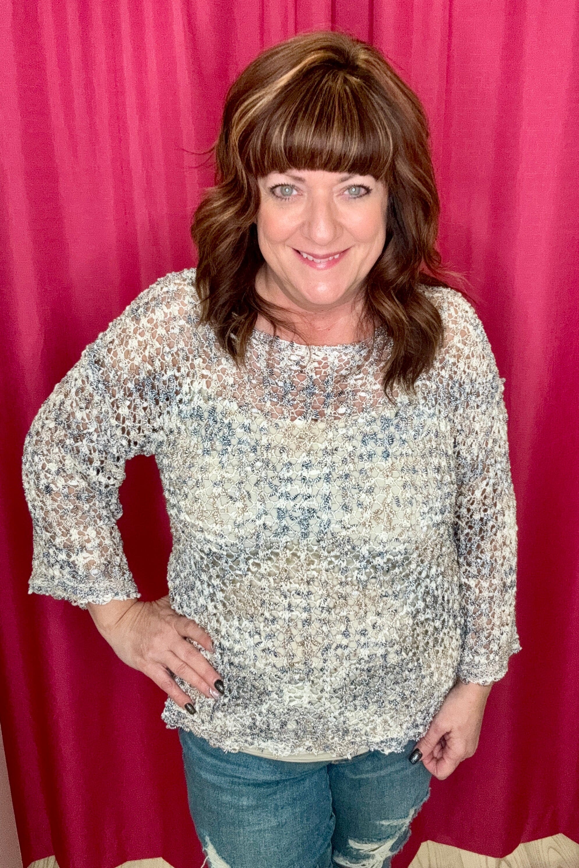 Tape Yarn Sweater SWEATER CHARLIEB 