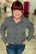 Flap Pocket Button Front Woven Blouse MISSY TOP SPECIAL Liverpool 