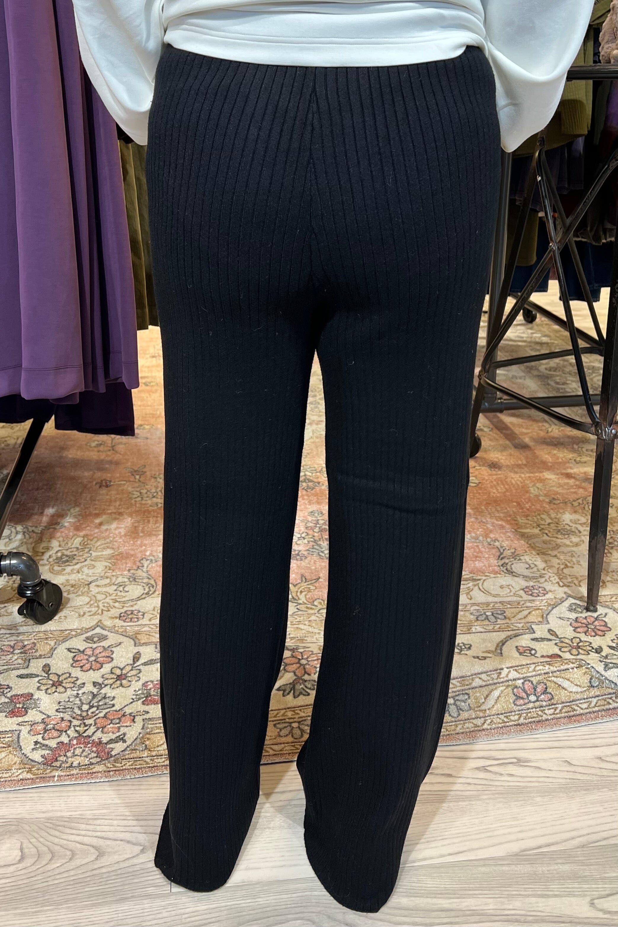 Pull On Wide Leg Sweater Pant BOTTOMS LIVERPOOL 