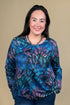 Watercolor Print Top MISSY TOP SPECIAL:~~Unassigned~~ CREATION 