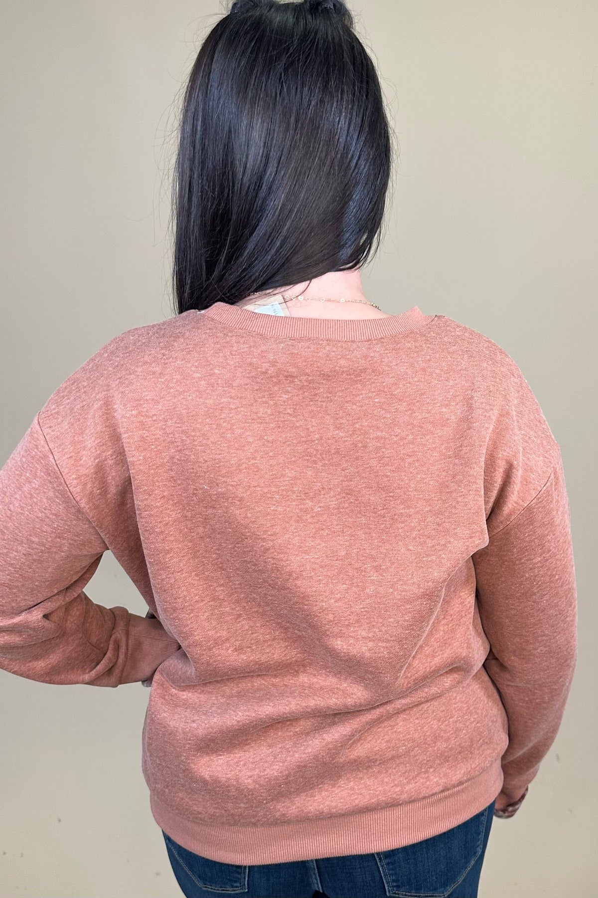 Pumpkin Patchwork Top JRTOP CASUAL TOP:~~Unassigned~~ SHE&amp;SKY 