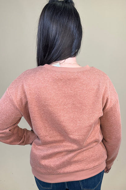 Pumpkin Patchwork Top JRTOP CASUAL TOP:~~Unassigned~~ SHE&amp;SKY 