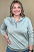 Long Sleeve Quarter Zip JRTOP CASUAL TOP CREATION SAGE S 