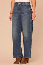 Ab Solution HIgh Rise Barrel JEANS DEMOCRACY 