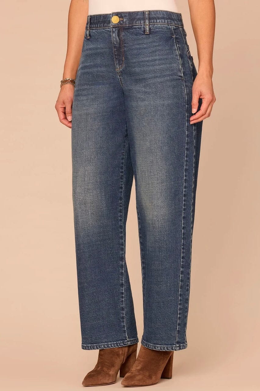 Ab Solution HIgh Rise Barrel JEANS DEMOCRACY 