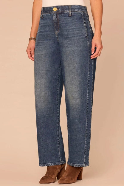 Ab Solution HIgh Rise Barrel JEANS DEMOCRACY 