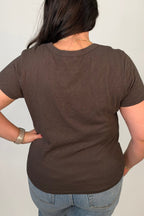 Foundation Slub Tee - Cocoa Bean MISSY BASIC KNIT:~~Unassigned~~ Z-SUPPLY 
