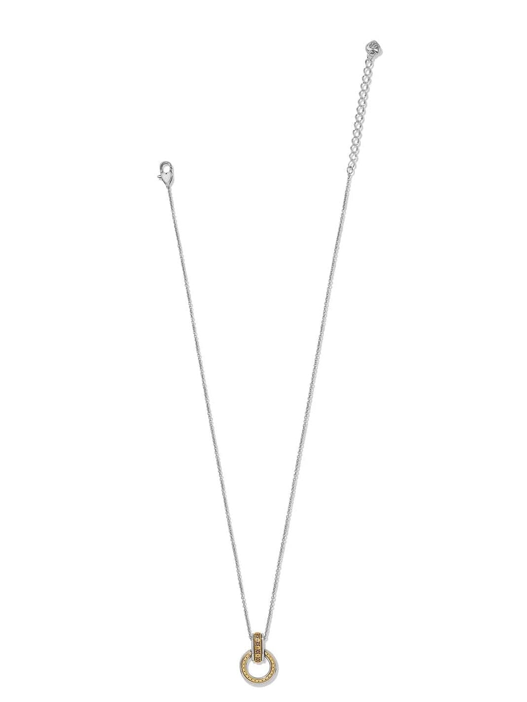 Mosaic Two Tone Link Ring Necklace BJEWELRY:~~Unassigned~~ LEEGIN-BRIGHTON 