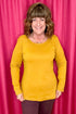 Long Sleeve Knit Top MISSY BASIC KNIT KEREN HART 