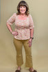 1/2 Puff Sleeve Peplum Top MISSY TOP SPECIAL LIVERPOOL 