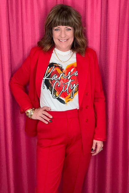 Faux Double Breasted Blazer OUTFIT COMPLETER LIVERPOOL 