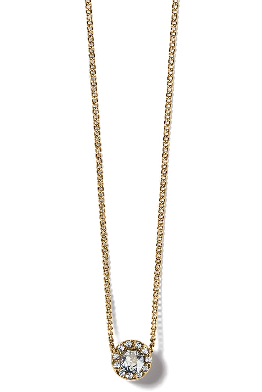 Illumina Gold Solitaire Necklace BJEWELRY Brighton Collectables 