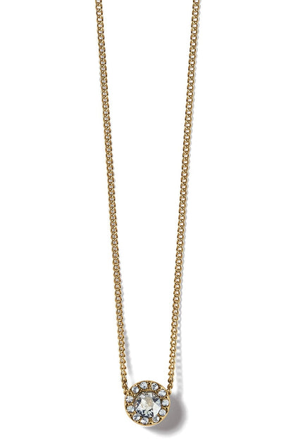 Illumina Gold Solitaire Necklace BJEWELRY Brighton Collectables 