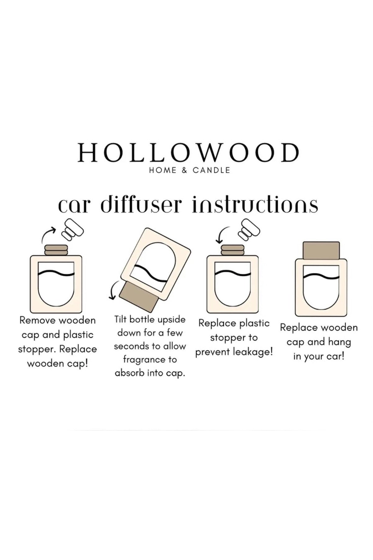 Car Diffuser Skip Laundry Day GIFT/OTHER HOLLOWOOD CANDLES 