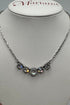 Five Stone Halo Pendant in "On A Clear Day" BETTERBRANDJEWELRY Mariana 