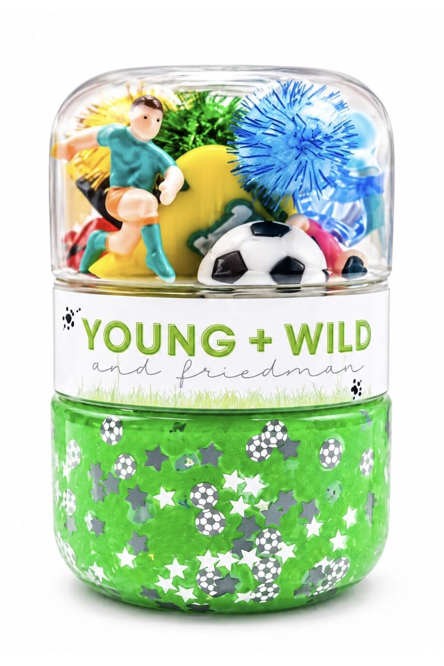Soccer Grab & Go Dough Jar GIFT/OTHER YOUNG + WILD & FRIEDMAN 