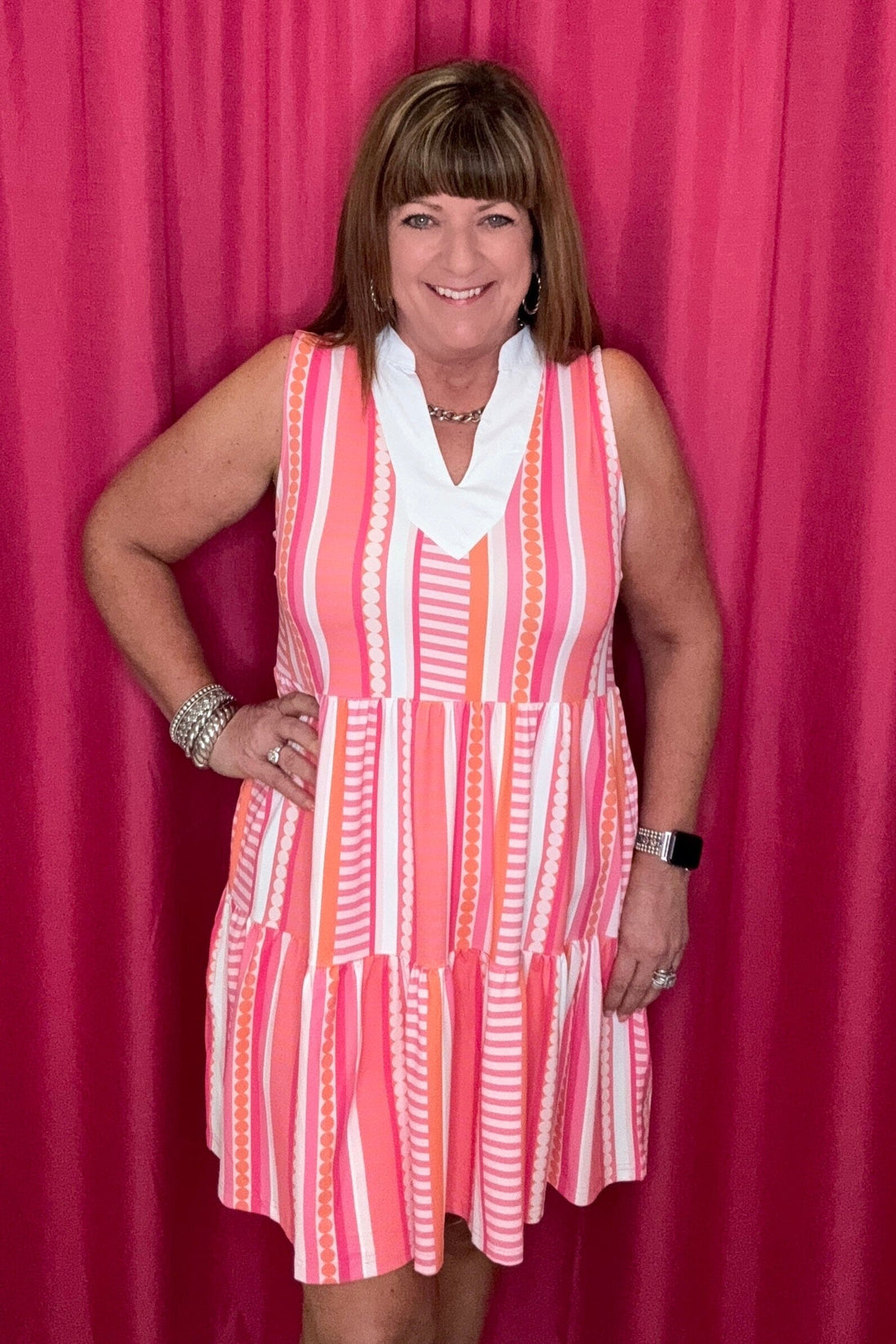 Newport Simply Striped Dress DRESS MARYSQUARE 