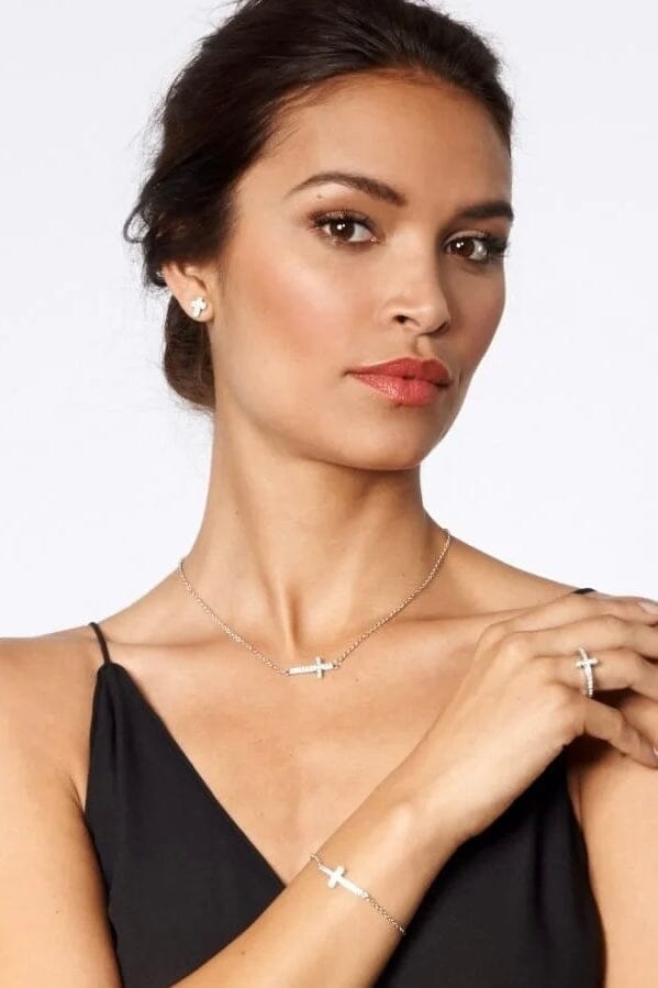 Starry Night Cross Necklace BJEWELRY Brighton Collectables 