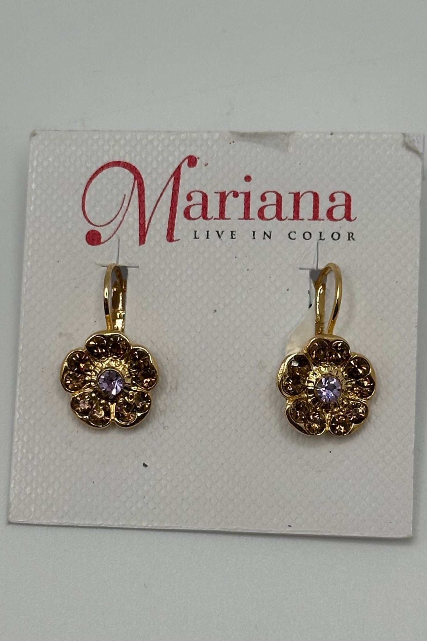 Large Cosmos Leverback Earrings in "Cello Solo" - Yellow Gold BETTERBRANDJEWELRY:~~Unassigned~~ MICHALSMARIANA 