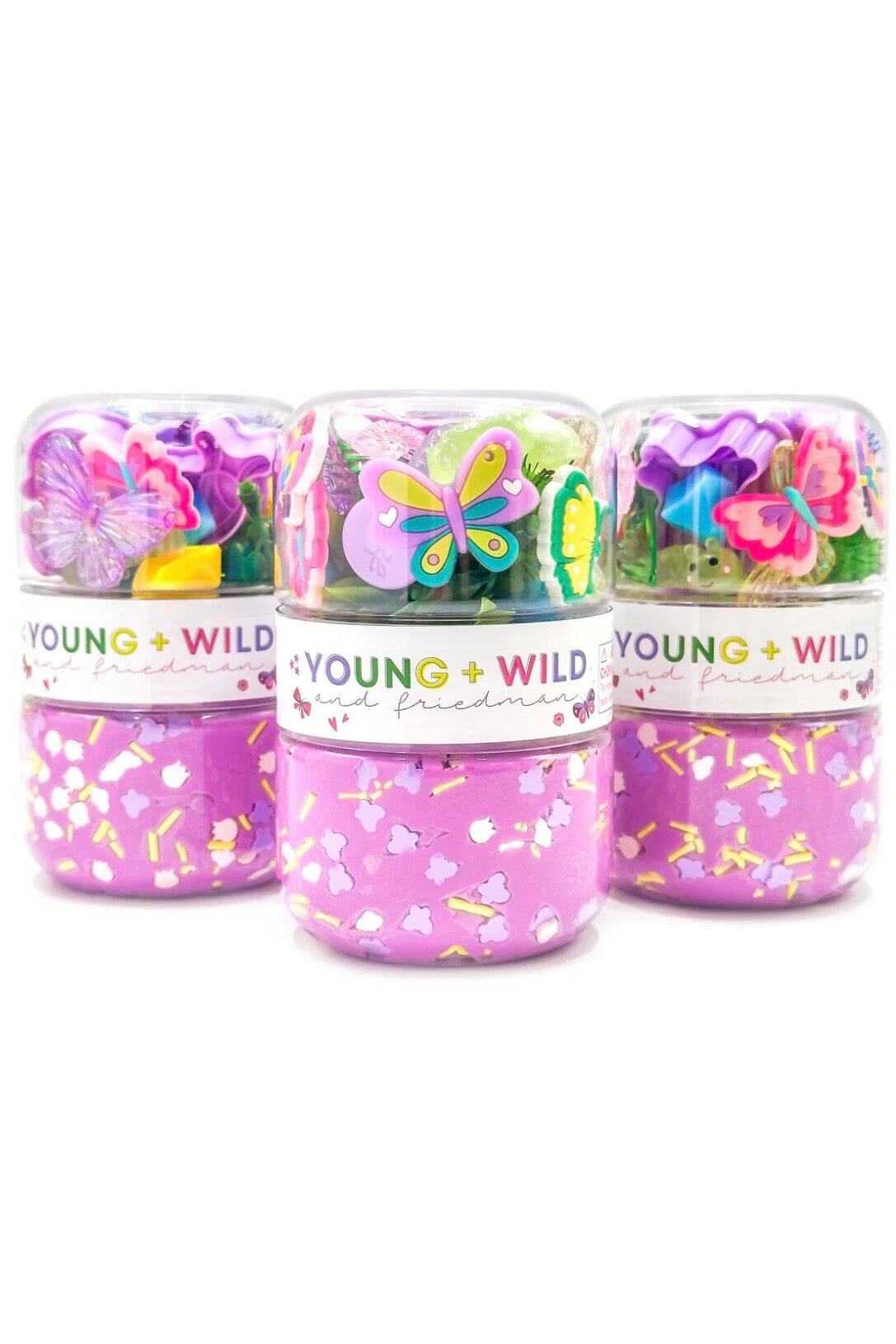 Butterfly Grab &amp; Go Dough Jar GIFT/OTHER YOUNG + WILD &amp; FRIEDMAN 