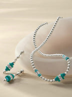 Meridian Petite Sphere Turquoise Post Drop Earrings BJEWELRY:~~Unassigned~~ Brighton Collectables 