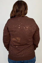 Fall Is My Fave Bleach Sweatshirt MISSY BASIC KNIT:~~Unassigned~~ ENVEE MEE 