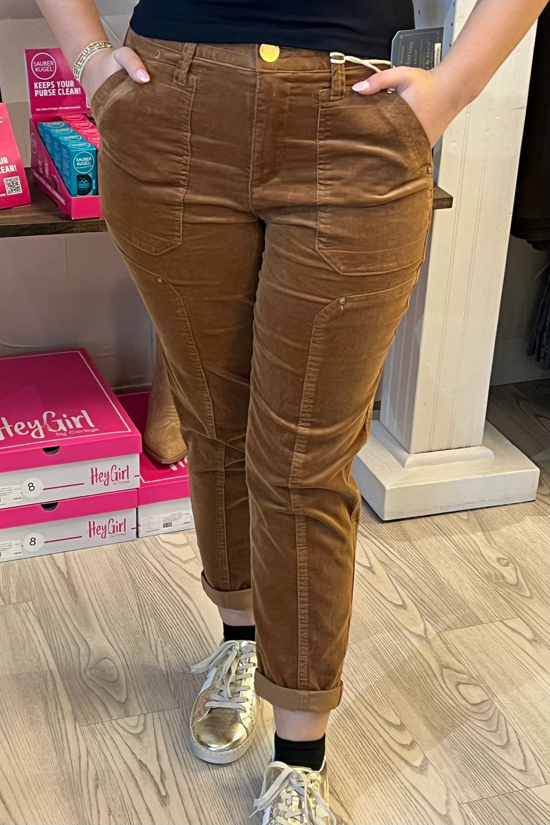 26.5"/14" Ab Solution Skyrise Patched Roll Cuff Utility BOTTOMS DEMOCRACY