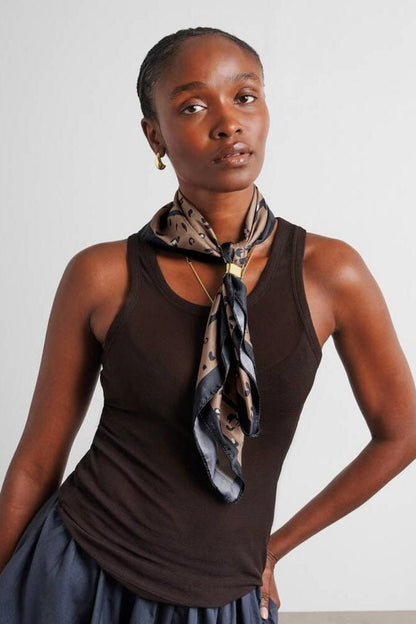 Leopard Satin Multiway Bag Scarf SCARF/HAT/WINTERGOODS KATIE LOXTON 