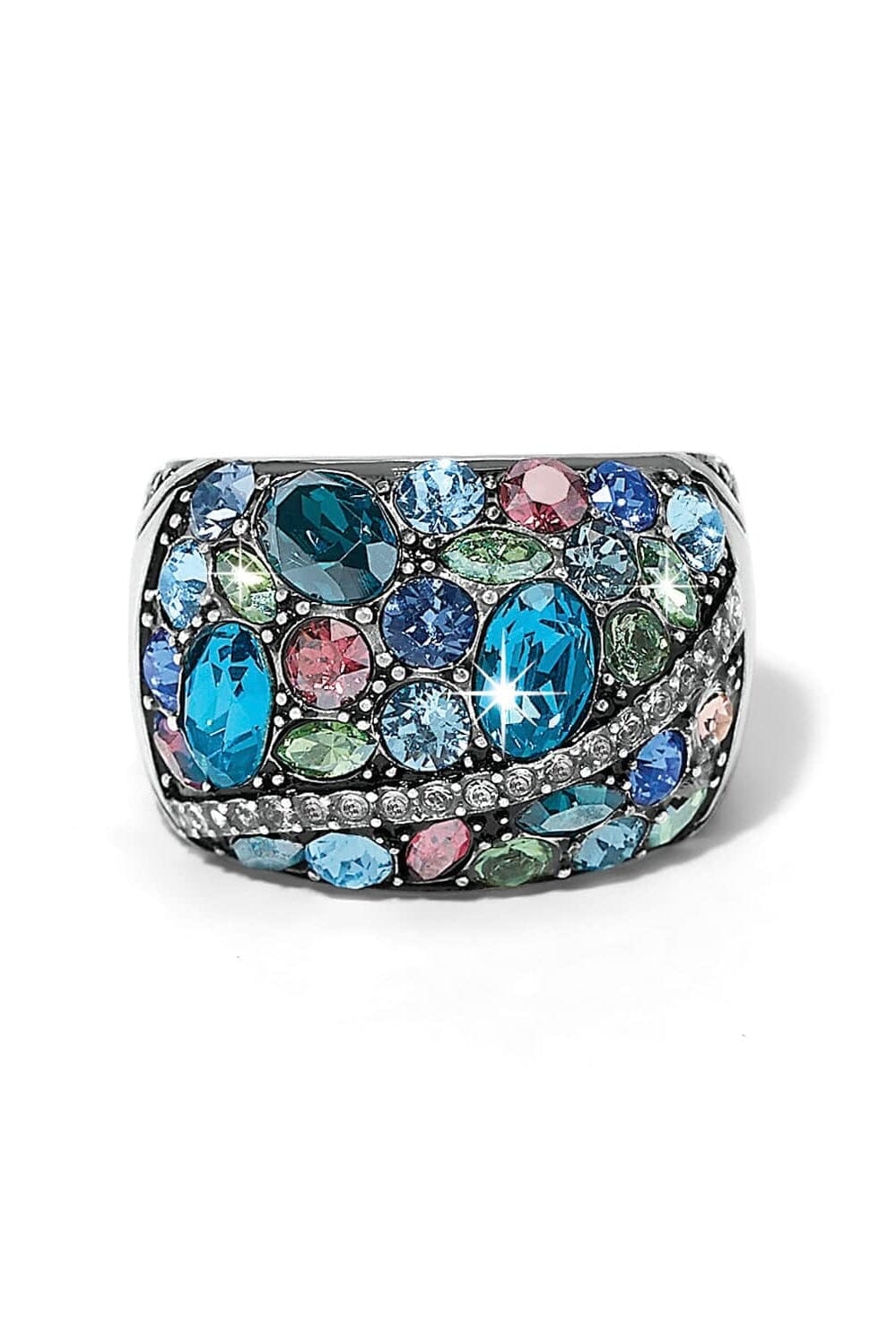 Trust Your Journey Ring Silver-Blues BRING Brighton Collectables 