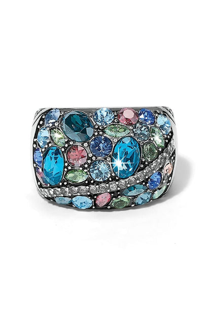 Trust Your Journey Ring Silver-Blues BRING Brighton Collectables 