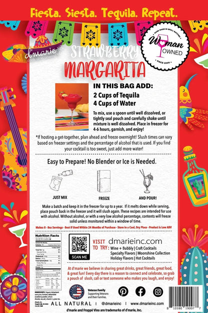 Strawberry Margarita Cocktail Slush Mix