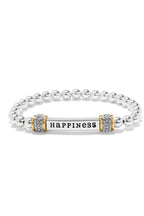 Meridian Happiness Two Tone Stretch Bracelet BJEWELRY Brighton Collectables 