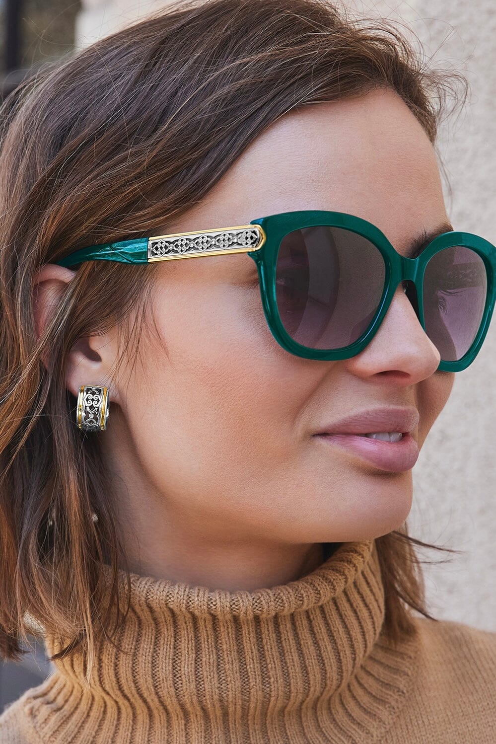 Intrigue Emerald Sunglasses BSUNGLASSES Brighton Collectables 