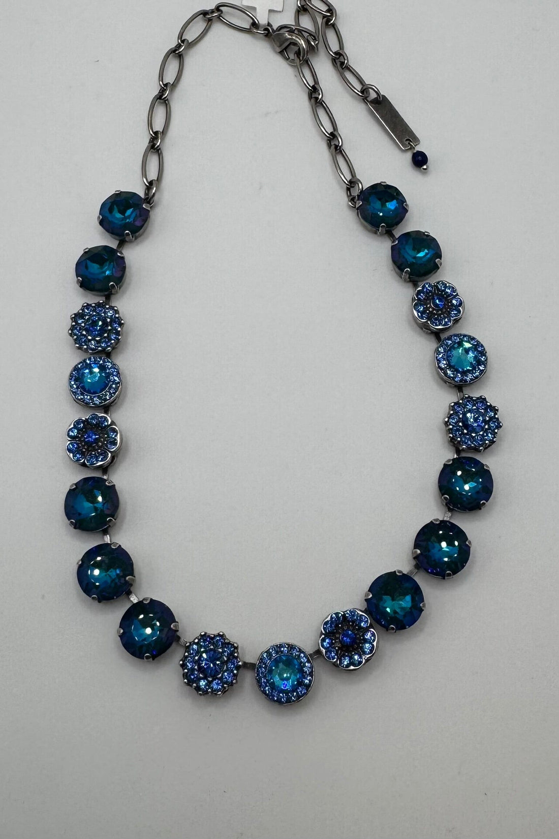 Large Rosette Necklace in &quot;Capri Blue&quot; BETTERBRANDJEWELRY Mariana 
