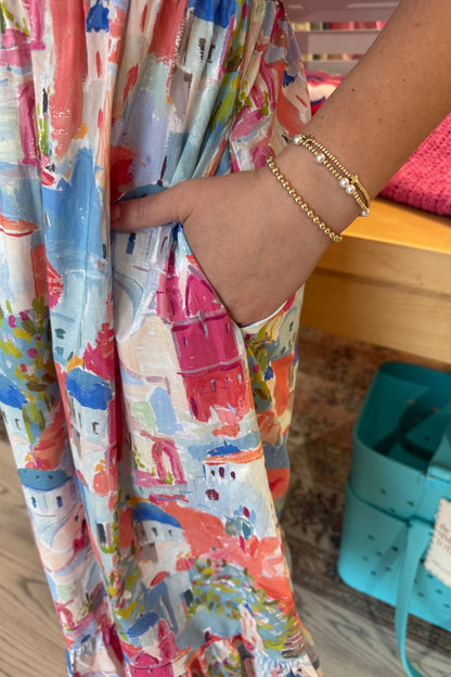 Short Balloon Sleeve Midi Dress DRESS DAVI&amp;DANI 